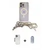 ieg™ iPhone 12 Pro Max Kılıf Eksen Özel Seri - Siyah Joko Magic 5D Cam + Shine Kamera Lens - LT