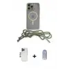 ieg™ iPhone 12 Pro Max Kılıf Eksen Özel Seri - Siyah Joko Magic 5D Cam + Shine Kamera Lens - LT