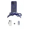 ieg™ iPhone 12 Pro Max Kılıf Eksen Özel Seri - Siyah Joko Magic 5D Cam + Shine Kamera Lens - LT
