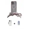 ieg™ iPhone 12 Pro Max Kılıf Eksen Özel Seri - Siyah Joko Magic 5D Cam + Shine Kamera Lens - LT