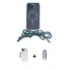 ieg™ iPhone 12 Pro Max Kılıf Eksen Özel Seri - Siyah Joko Magic 5D Cam + Shine Kamera Lens - LT