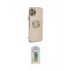 ieg™ iPhone 12 Pro Max Kılıf İz Form Serisi - Siyah Polymer Nano Ekran Koruyucu