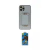 ieg™ iPhone 12 Pro Max Kılıf Kozmos Minimal Prime - Siyah 18D Cam Ekran Koruyucu