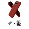 ieg™ iPhone 12 Pro Max Kılıf Kozmos Yansıma Özel Seri - Şeffaf Temperli Cam Ekran Koruyucu + Metal Kamera Lens Koruma Cam - GD