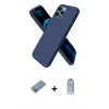 ieg™ iPhone 12 Pro Max Kılıf Kozmos Yansıma Özel Seri - Siyah Joko Magic 5D Cam + Shine Kamera Lens Koruma Cam - GI
