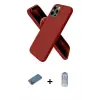 ieg™ iPhone 12 Pro Max Kılıf Kozmos Yansıma Özel Seri - Siyah Joko Magic 5D Cam + Shine Kamera Lens Koruma Cam - GD