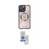 ieg™ iPhone 12 Pro Max Kılıf Kutup Modern - Şeffaf Royal Nano Ekran Koruyucu