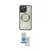 ieg™ iPhone 12 Pro Max Kılıf Kutup Modern - Şeffaf Royal Nano Ekran Koruyucu