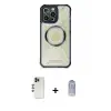 ieg™ iPhone 12 Pro Max Kılıf Kutup Modern - Siyah Joko Magic 5D Cam + Shine Kamera Lens - GD