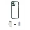 ieg™ iPhone 12 Pro Max Kılıf Nova Asil Özel Seri - Siyah Joko Magic 5D Cam + Shine Kamera Lens - GD
