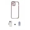 ieg™ iPhone 12 Pro Max Kılıf Nova Asil Özel Seri - Siyah Joko Magic 5D Cam + Shine Kamera Lens - LT