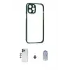ieg™ iPhone 12 Pro Max Kılıf Nova Asil Özel Seri - Siyah Joko Magic 5D Cam + Shine Kamera Lens - LT