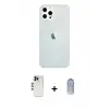 ieg™ iPhone 12 Pro Max Kılıf Nova Çizgi - Siyah Joko Magic 5D Cam + Shine Kamera Lens - GD