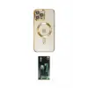 ieg™ iPhone 12 Pro Max Kılıf Nova Işık Özel Seri - Siyah 360 Mat Full Body Arka Koruyucu