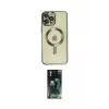 ieg™ iPhone 12 Pro Max Kılıf Nova Işık Özel Seri - Siyah 360 Mat Full Body Arka Koruyucu