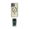 ieg™ iPhone 12 Pro Max Kılıf Nova Işık Özel Seri - Siyah 360 Mat Full Body Arka Koruyucu