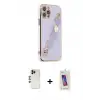 ieg™ iPhone 12 Pro Max Kılıf Nova Işık Prime - Siyah Joko 5D Cam + Shine Kamera Lens - GD