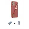 ieg™ iPhone 12 Pro Max Kılıf Nova Işık Prime - Siyah Joko Magic 5D Cam + Shine Kamera Lens Koruma Cam - GI