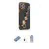 ieg™ iPhone 12 Pro Max Kılıf Nova Işık Prime - Siyah Joko Magic 5D Cam + Shine Kamera Lens Koruma Cam - GI