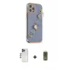 ieg™ iPhone 12 Pro Max Kılıf Nova Işık Prime - Siyah Joko Magic 5D Hayalet Cam + Shine Kamera Lens - LT