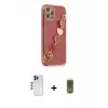 ieg™ iPhone 12 Pro Max Kılıf Nova Işık Prime - Siyah Joko Magic 5D Hayalet Cam + Shine Kamera Lens - LT
