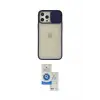 ieg™ iPhone 12 Pro Max Kılıf Vadi Çizgi - Şeffaf Royal Nano Ekran Koruyucu