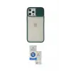 ieg™ iPhone 12 Pro Max Kılıf Vadi Çizgi - Şeffaf Royal Nano Ekran Koruyucu