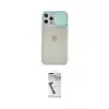 ieg™ iPhone 12 Pro Max Kılıf Vadi Çizgi - Şeffaf Uv Polymer Nano Ekran Koruyucu