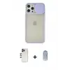 ieg™ iPhone 12 Pro Max Kılıf Vadi Çizgi - Siyah Joko Magic 5D Cam + Shine Kamera Lens - GD