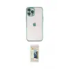 ieg™ iPhone 12 Pro Max Kılıf Vadi Minimal - Siyah 6D Mat Seramik Hayalet Nano Ekran Koruyucu