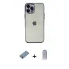 ieg™ iPhone 12 Pro Max Kılıf Vadi Minimal - Siyah Joko Magic 5D Cam + Shine Kamera Lens Koruma Cam - GI