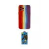 ieg™ iPhone 12 Pro Max Kılıf Yadigar Çizgi - Siyah 18D Cam Ekran Koruyucu