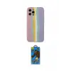 ieg™ iPhone 12 Pro Max Kılıf Yadigar Çizgi - Siyah 18D Cam Ekran Koruyucu