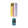 ieg™ iPhone 12 Pro Max Kılıf Yadigar Çizgi - Siyah 18D Cam Ekran Koruyucu