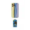 ieg™ iPhone 12 Pro Max Kılıf Yadigar Çizgi - Siyah 18D Cam Ekran Koruyucu