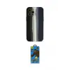 ieg™ iPhone 12 Pro Max Kılıf Yadigar Çizgi - Siyah 18D Cam Ekran Koruyucu