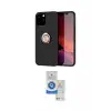 ieg™ iPhone 12 Pro Max Kılıf Yankı Form Prime - Şeffaf Royal Nano Ekran Koruyucu
