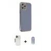 ieg™ iPhone 12 Pro Max Kılıf Yankı Serisi - Siyah Joko Magic 5D Cam + Shine Kamera Lens - GD