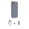 ieg™ iPhone 12 Pro Max Kılıf Yankı Serisi - Siyah Joko Magic 5D Cam + Shine Kamera Lens - LT