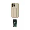 ieg™ iPhone 13 Pro Kılıf Akış Doku - Şeffaf 360 Full Body Arka Koruyucu