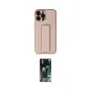 ieg™ iPhone 13 Pro Kılıf Akış Doku - Şeffaf 360 Full Body Arka Koruyucu