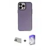 ieg™ iPhone 13 Pro Max Kılıf Ahenk Çizgi Prime - Siyah Bilvis 5in1 3D Magic Cam Ekran Koruyucu + Rainbow Kamera Lens Koruma Cam - REGD