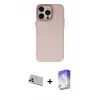 ieg™ iPhone 13 Pro Max Kılıf Ahenk Çizgi Prime - Siyah Bilvis 5in1 3D Magic Cam Ekran Koruyucu + Rainbow Kamera Lens Koruma Cam - BZ