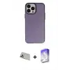 ieg™ iPhone 13 Pro Max Kılıf Ahenk Çizgi Prime - Siyah Bilvis 5in1 3D Magic Cam Ekran Koruyucu + Rainbow Kamera Lens Koruma Cam - BZ