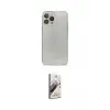 ieg™ iPhone 13 Pro Max Kılıf Ahenk Doku - Siyah Bilvis 3D Mat Cam Ekran Koruyucu