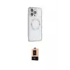 ieg™ iPhone 13 Pro Max Kılıf Ahenk Işık Serisi - Şeffaf Maxco Cam Ekran Koruyucu