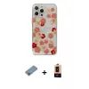 ieg™ iPhone 13 Pro Max Kılıf Eksen Asil Prime - Şeffaf Maxco Cam Ekran Koruyucu + Shine Kamera Lens Koruma Cam - GI