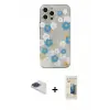 ieg™ iPhone 13 Pro Max Kılıf Eksen Asil Prime - Siyah 6D Mat Seramik Hayalet Nano Ekran Koruyucu + Pers Alüminyum Kamera Lens - LT