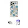 ieg™ iPhone 13 Pro Max Kılıf Eksen Asil Prime - Siyah Bilvis 5in1 3D Magic Cam Ekran Koruyucu + Rainbow Kamera Lens Koruma Cam - REGD