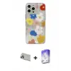 ieg™ iPhone 13 Pro Max Kılıf Eksen Asil Prime - Siyah Bilvis 5in1 3D Magic Cam Ekran Koruyucu + Rainbow Kamera Lens Koruma Cam - BZ